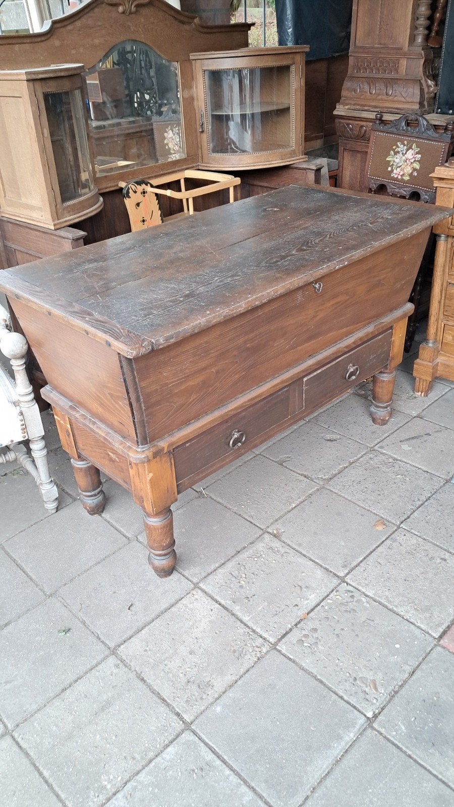 Franse bakkers tafel, Ophalen