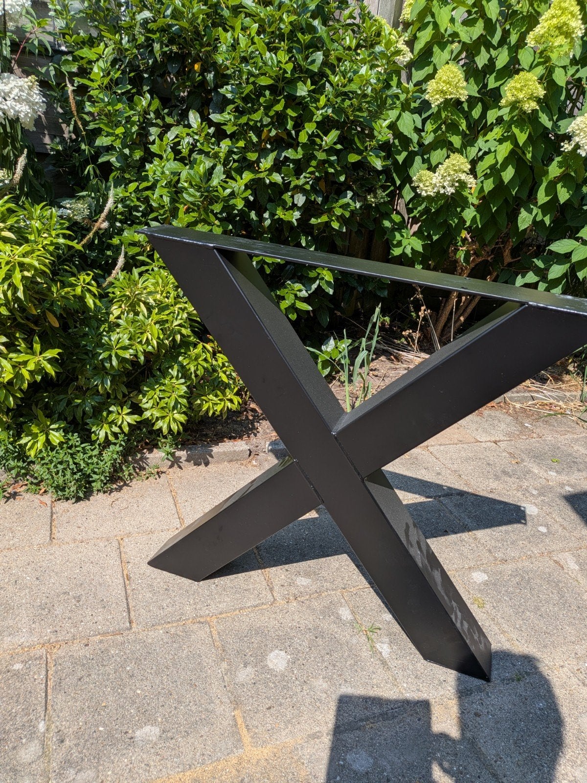 stalen tafel poten, Huis en Inrichting, Tafelonderdelen, Ophalen, Tafelpoot, 50 tot 100 cm, 50 tot 100 cm