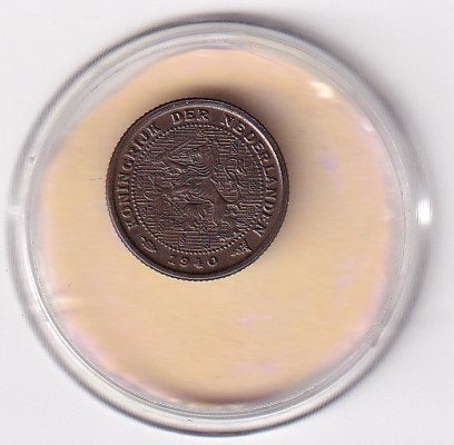 1/2 Cent 1940 Zeer Netjes  Mooi, Postzegels en Munten, Munten | Nederland, Verzenden, Koningin Wilhelmina, Overige waardes, Losse munt