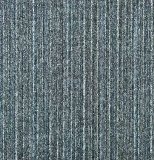 Tapijttegels Nieuw! | Solid Stripe | blauw grijs | 12,5m², Huis en Inrichting, Stoffering | Vloerbedekking, Nieuw, Tapijttegels