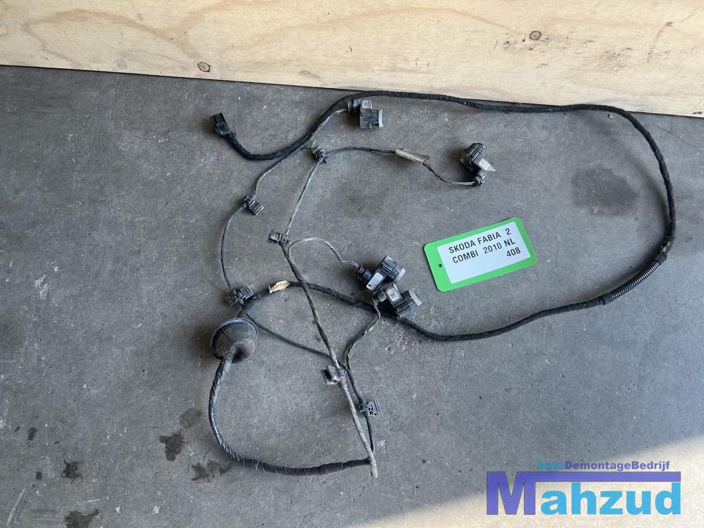 SKODA FABIA 2 Achterbumper sensor set met kabelboom 2006-201, Skoda, Skoda Auto a.s., Gebruikt, Infoline@skoda-auto.cz