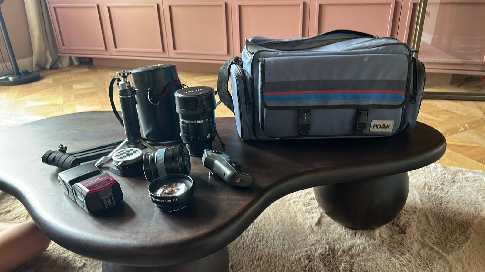 Complete Minolta set –Dynx 50si+500mm Reflex f/8&accessoires, Audio, Tv en Foto, Fotografie | Lenzen en Objectieven, Ophalen, Autofocus