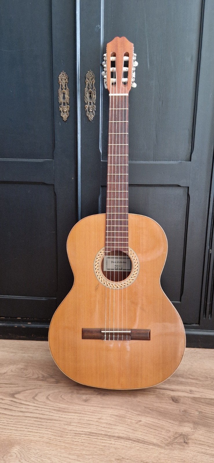 Juan Salvador Modelo 2 met hoes, Muziek en Instrumenten, Snaarinstrumenten | Gitaren | Akoestisch, Ophalen, Klassieke of Spaanse gitaar