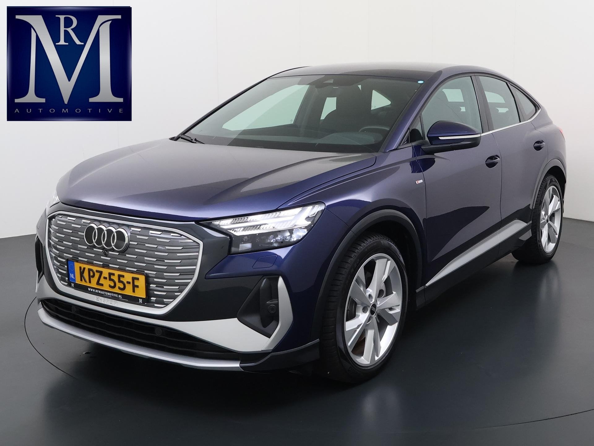 Audi Q4 Sportback e-tron 45 Edition 82 kWh S-LINE| 10.000KM!, Auto's, Audi, Automaat, Gebruikt, 82 kWh, Blauw