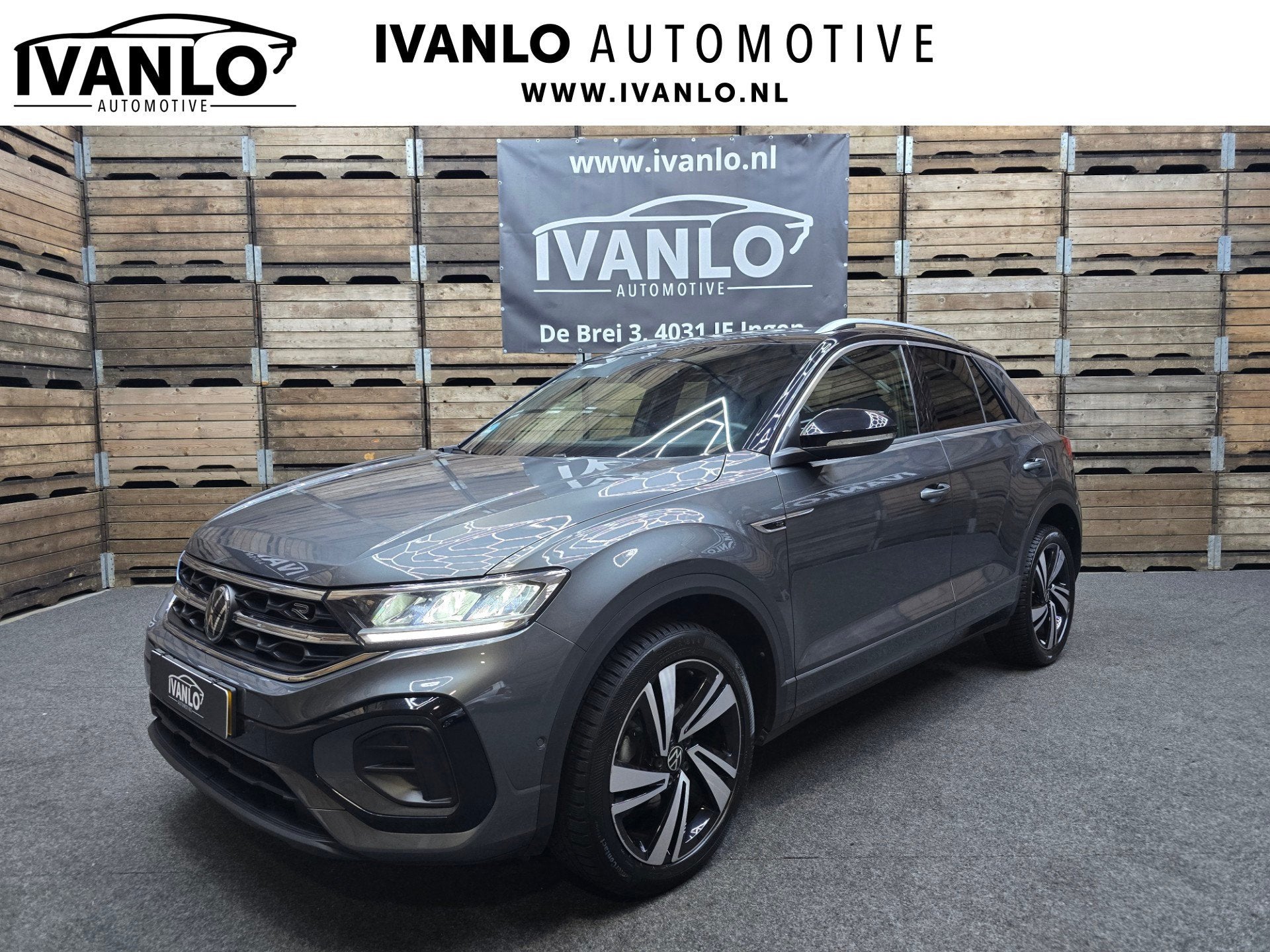 Volkswagen T-Roc 1.0 TSI R-Line IQ Drive Pakket Navi LED Cli, Auto's, Volkswagen, Voorwielaandrijving, Dealer onderhouden, Gebruikt
