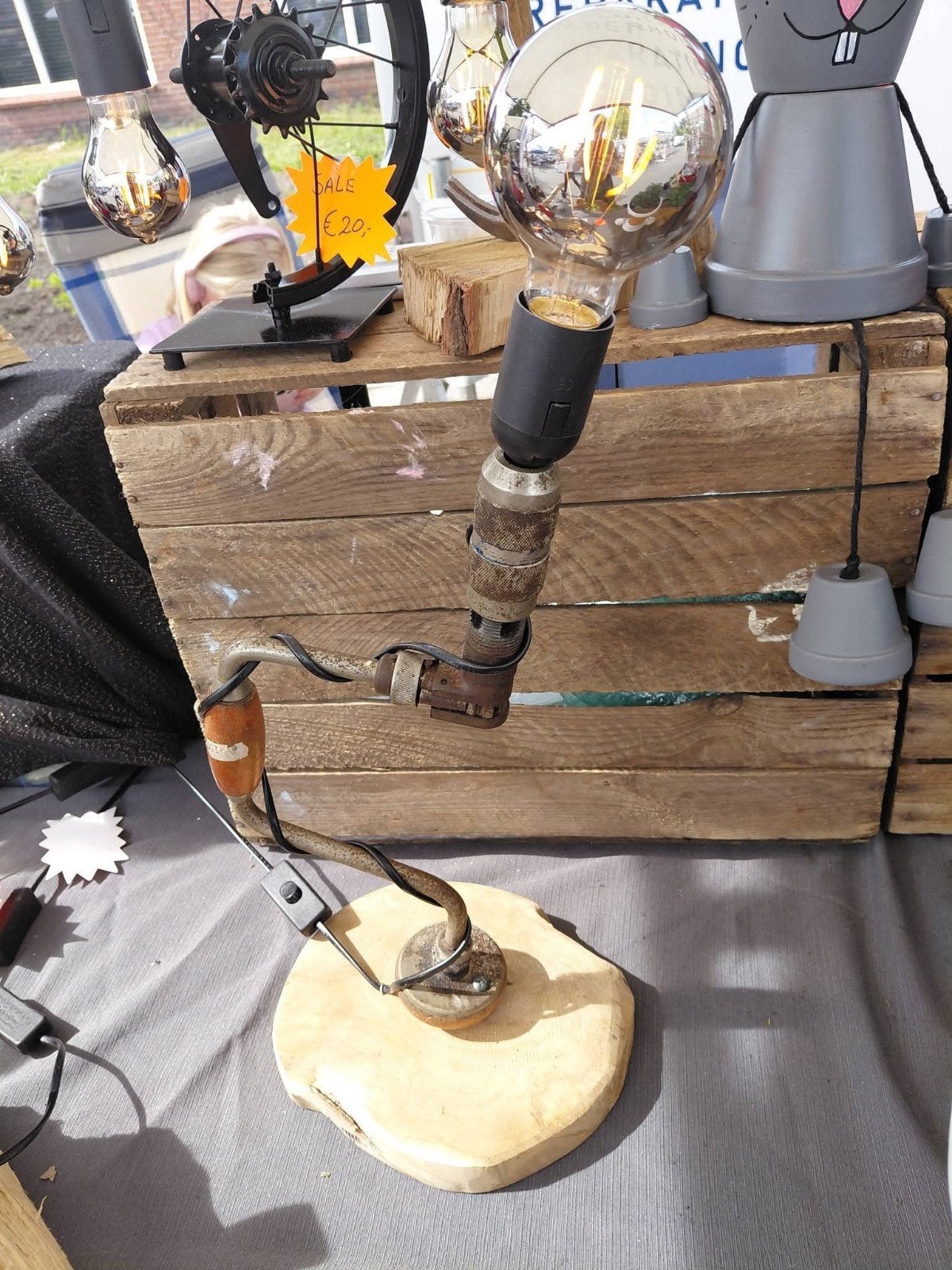 Handboor lamp, Ophalen, Overige typen, Gebruikt, Overige merken