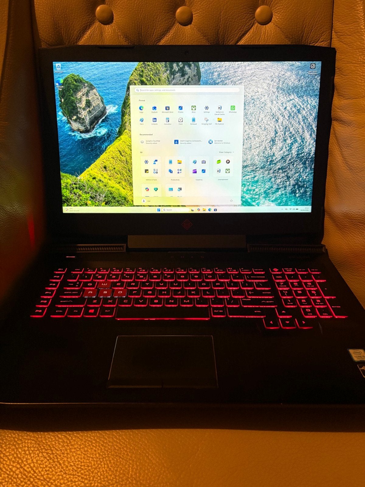 HP Omen Gaming Laptop i5-7300HQ 16GB RAM GTX 1050 Win 11 Pro, HP Omen, Gebruikt, Met videokaart, 2 tot 3 Ghz