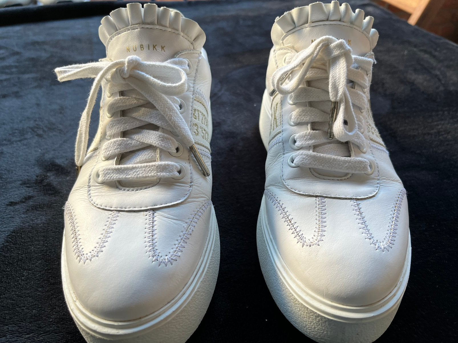 Sneaker Nubikk, Ophalen of Verzenden, Zo goed als nieuw, Wit, Sneakers of Gympen