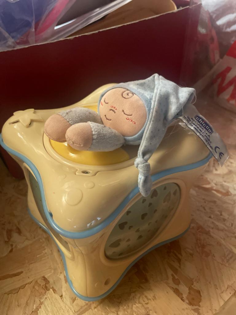 Chicco Magische Sterren Projector Nachtlampje met Geluid, Ophalen of Verzenden, Gebruikt, Overige typen, Met licht