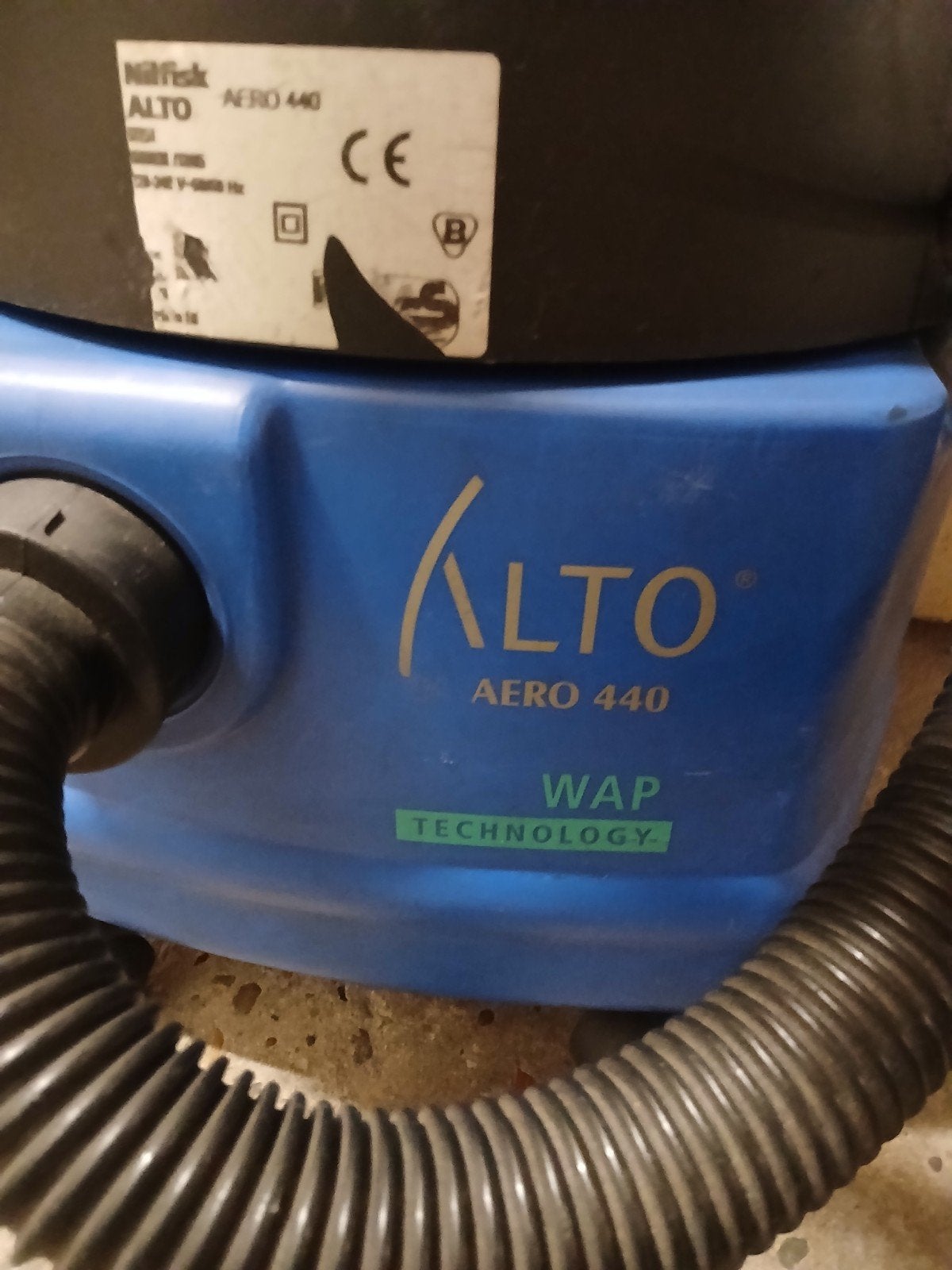 Nilfisk Alto Aero 440 Industriële Stofzuiger, Overige merken, Gebruikt, Ophalen of Verzenden, Industriële stofzuiger