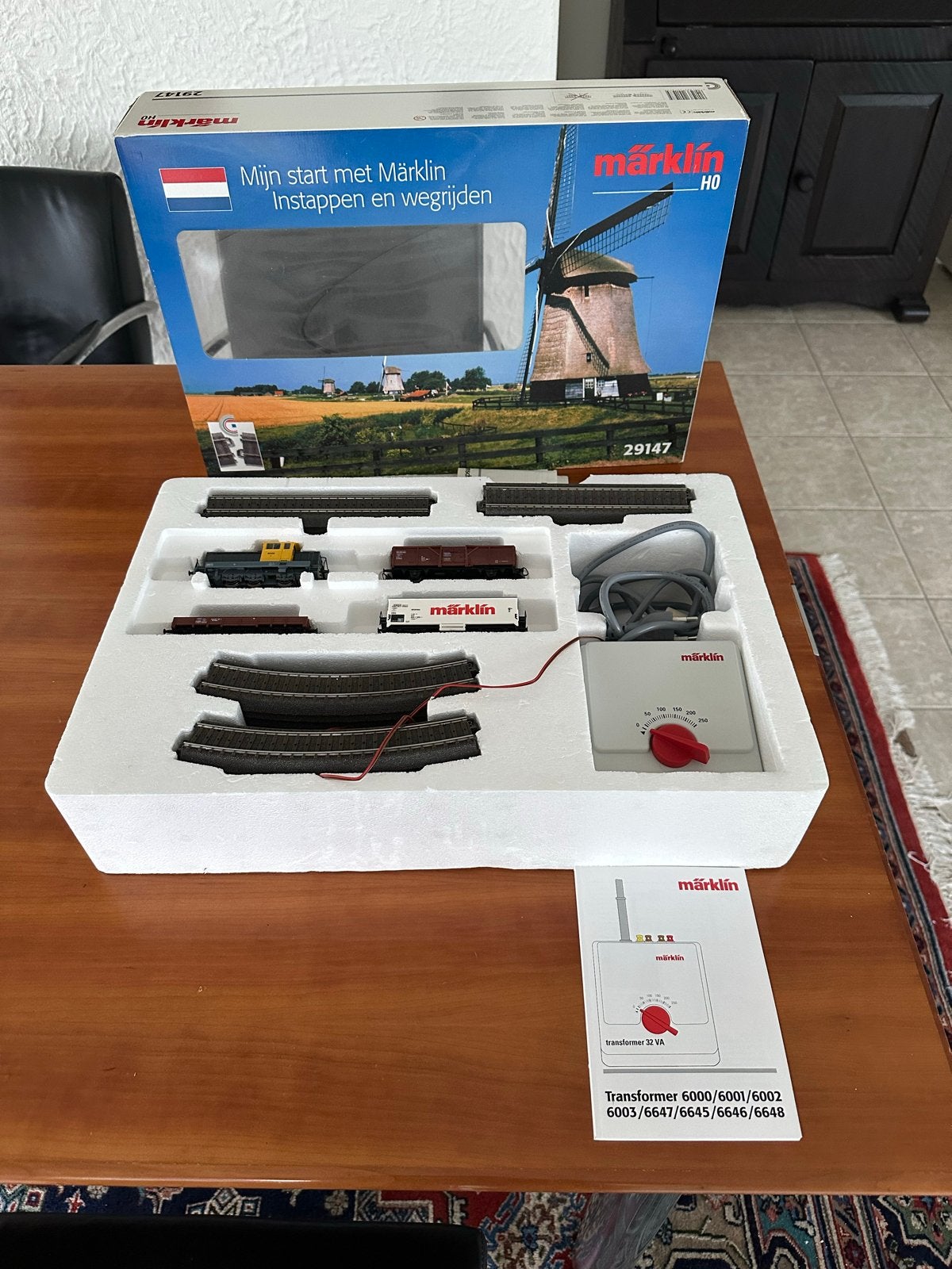 Märklin Startset 29147 Compleet met Trein, Rails en Trafo, Ophalen, Wisselstroom, Analoog, Märklin