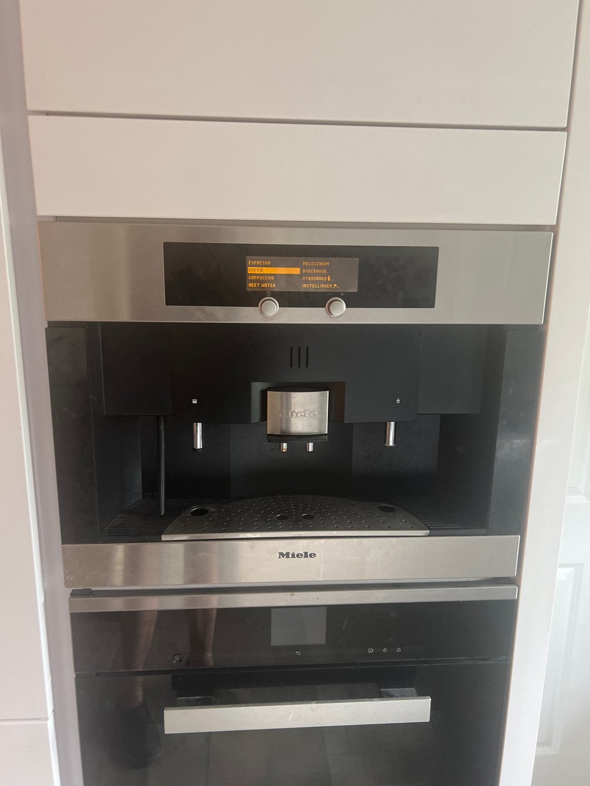 Miele CVA 4060 Inbouw Koffieapparaat - Volautomaat, Ophalen of Verzenden, Gebruikt, Koffiemachine, Koffiebonen