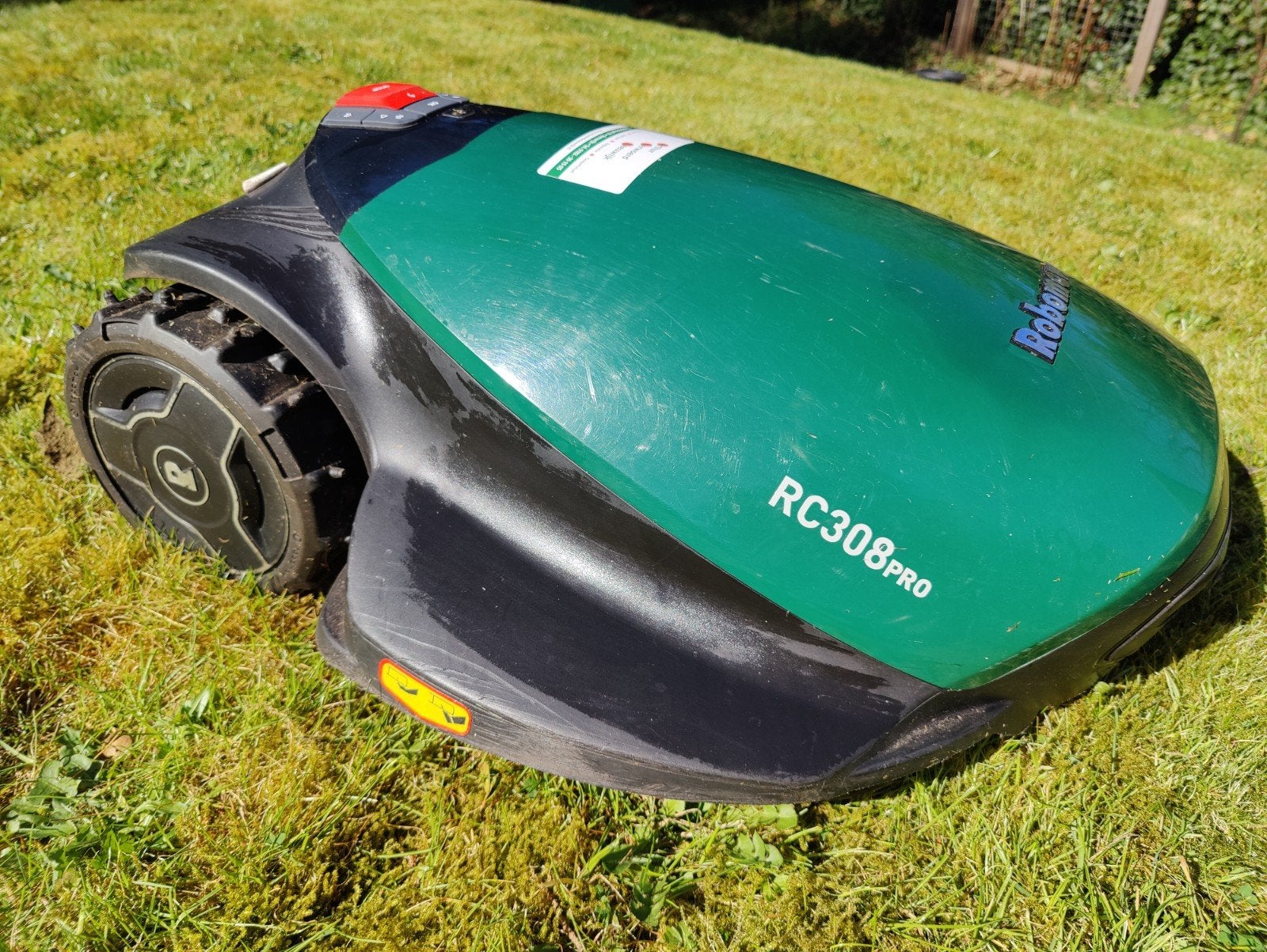 Robomow RC308 PRO robotmaaier, bluetooth en knop haperen, Ophalen, Cirkelmaaier, Gebruikt, Robomow
