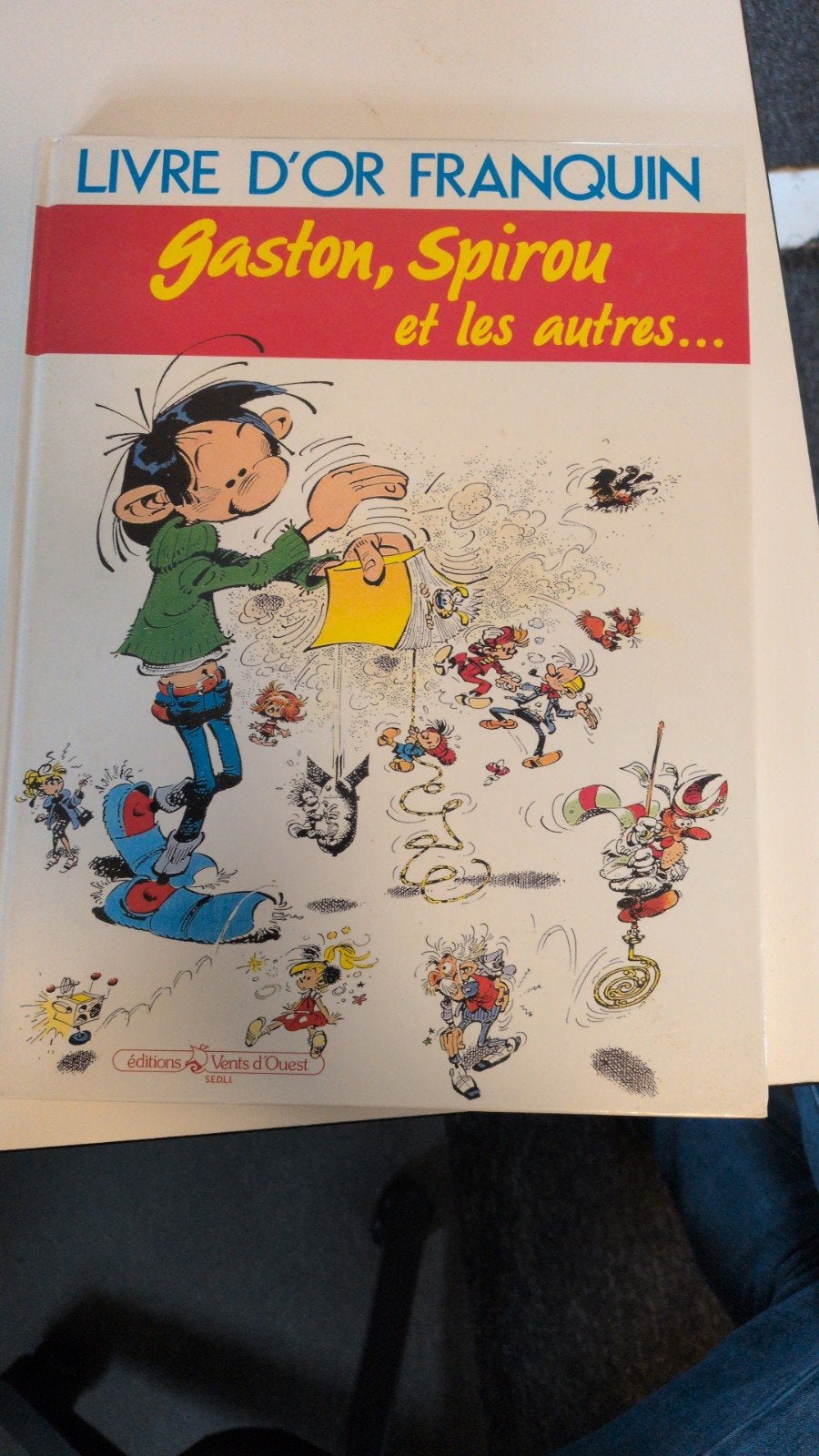 Livre d'Or Franquin: Gaston, Spirou et les autres..., Eén stripboek, Ophalen of Verzenden, Zo goed als nieuw, André Franquin
