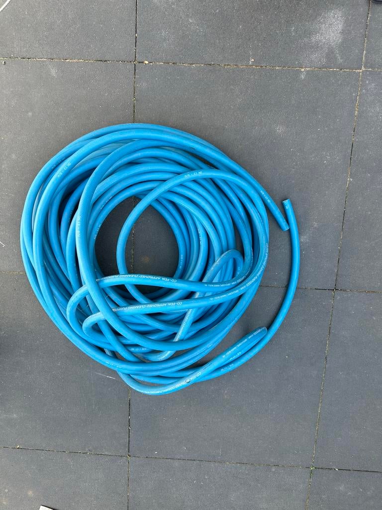 Waterslang 50-60m voor koud en warm water, Ophalen, Gebruikt, Tuinslang