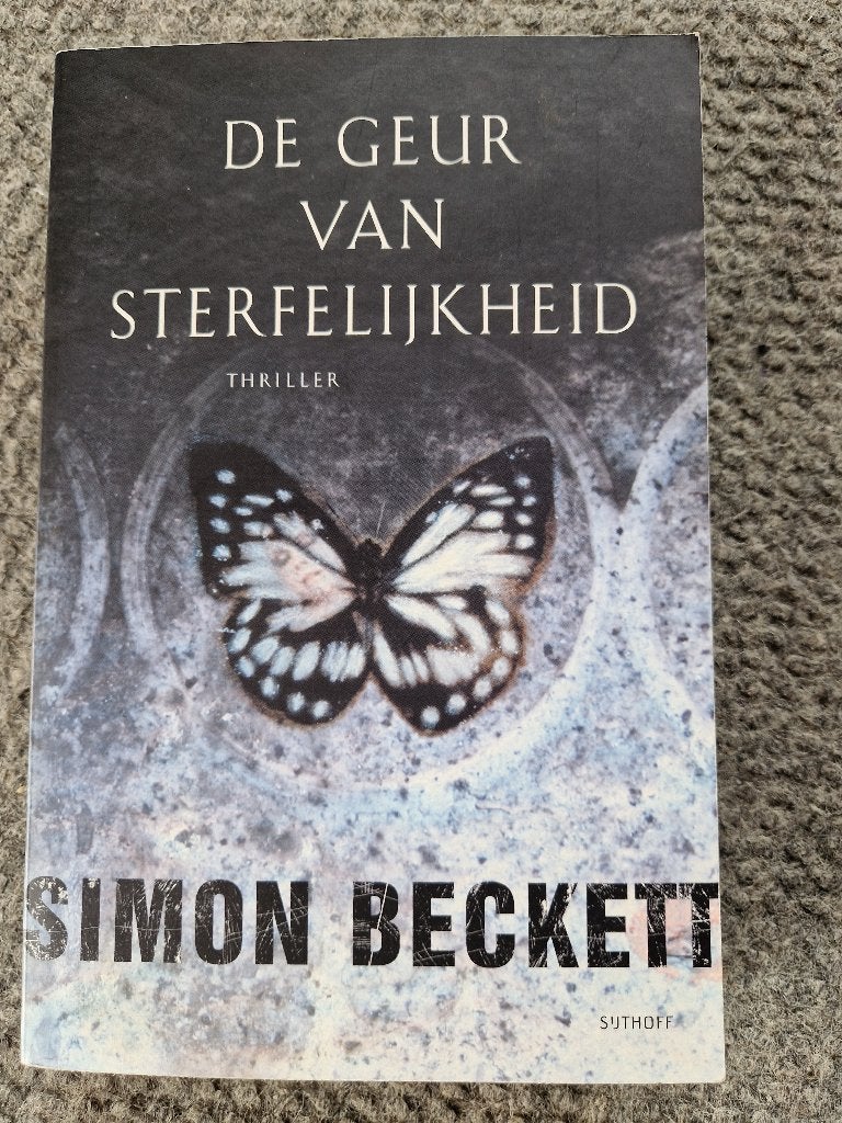Simon Beckett, de geur van sterfelijkheid, Verzenden, Zo goed als nieuw, Simon Beckett