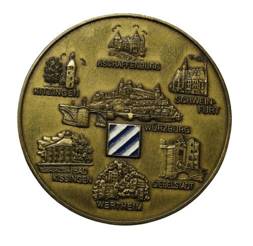 **Medaille regio Mainfranken (Beieren, Duitsland) - Messing*, Verzenden, Overige materialen, Buitenland