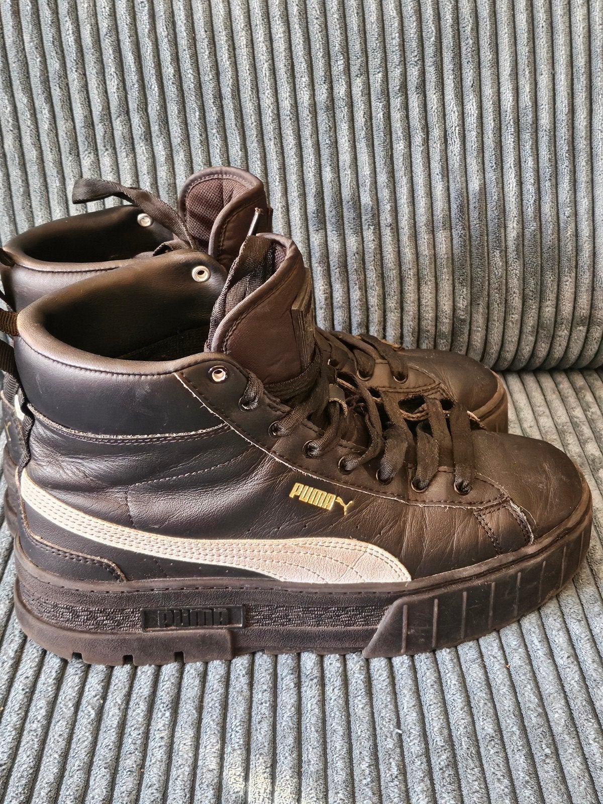 Puma Mayze Mid Wn's Zwart/Wit - Maat 40, Puma, Zwart, Ophalen of Verzenden, Sneakers of Gympen