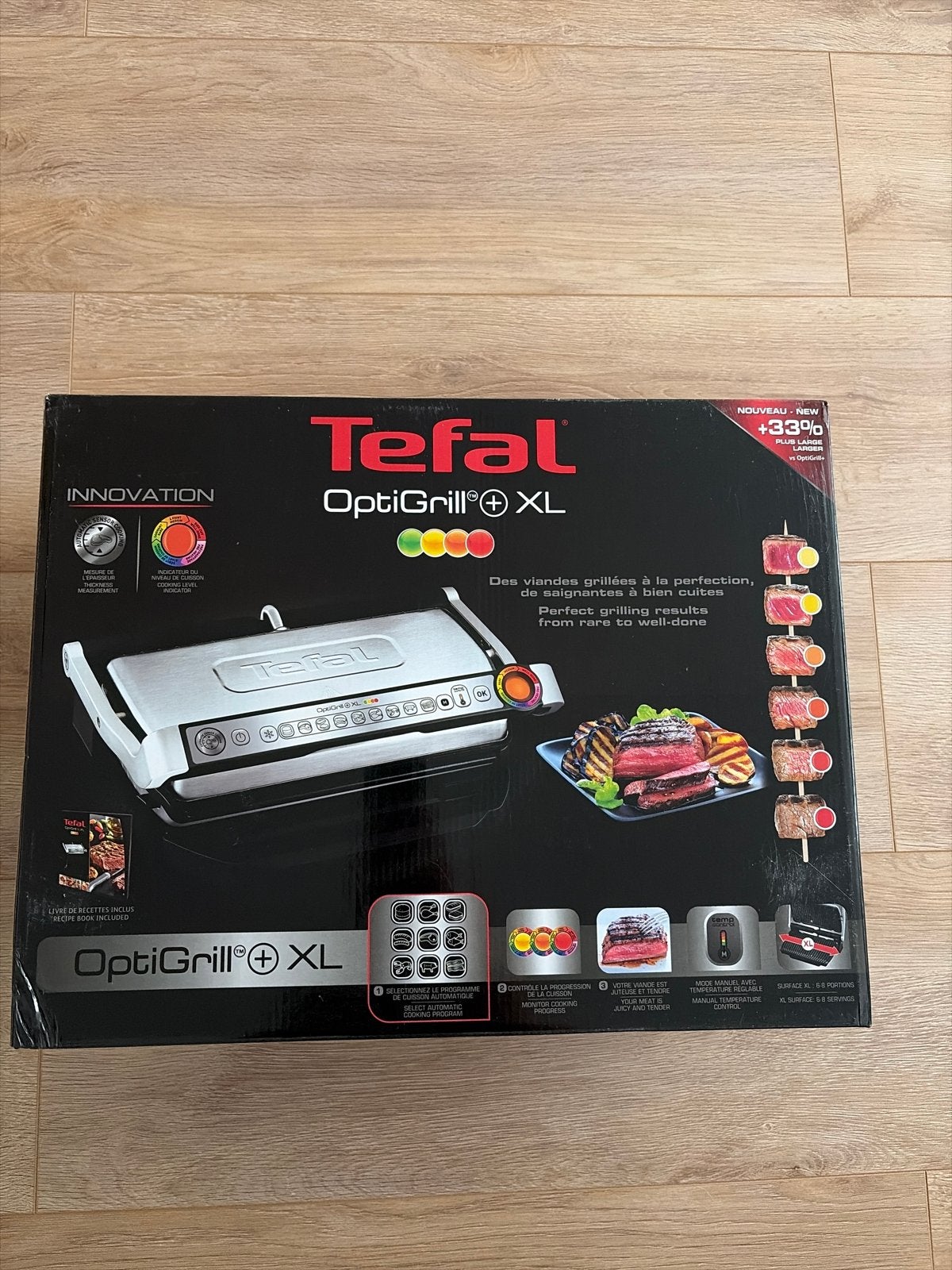 Tefal OptiGrill XL - Perfect gegrilde resultaten, Ophalen of Verzenden, Nieuw