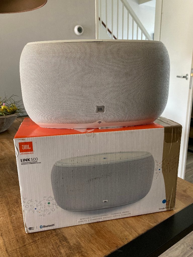 JBL Link 500 Google Assistent speaker * Lees beschrijving*, Audio, Tv en Foto, Luidsprekers, Gebruikt, JBL, Ophalen of Verzenden