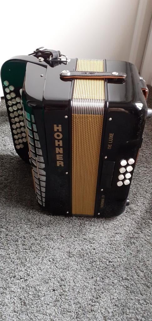 Hohner Norma IV de Luxe CF, Muziek en Instrumenten, Verzenden, Gebruikt, Hohner, Met koffer