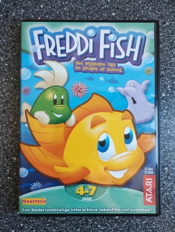 Freddi Fish Het mysterie van de spoken op school, Spelcomputers en Games, Games | Pc, Avontuur en Actie, Verzenden, 1 speler, Zo goed als nieuw