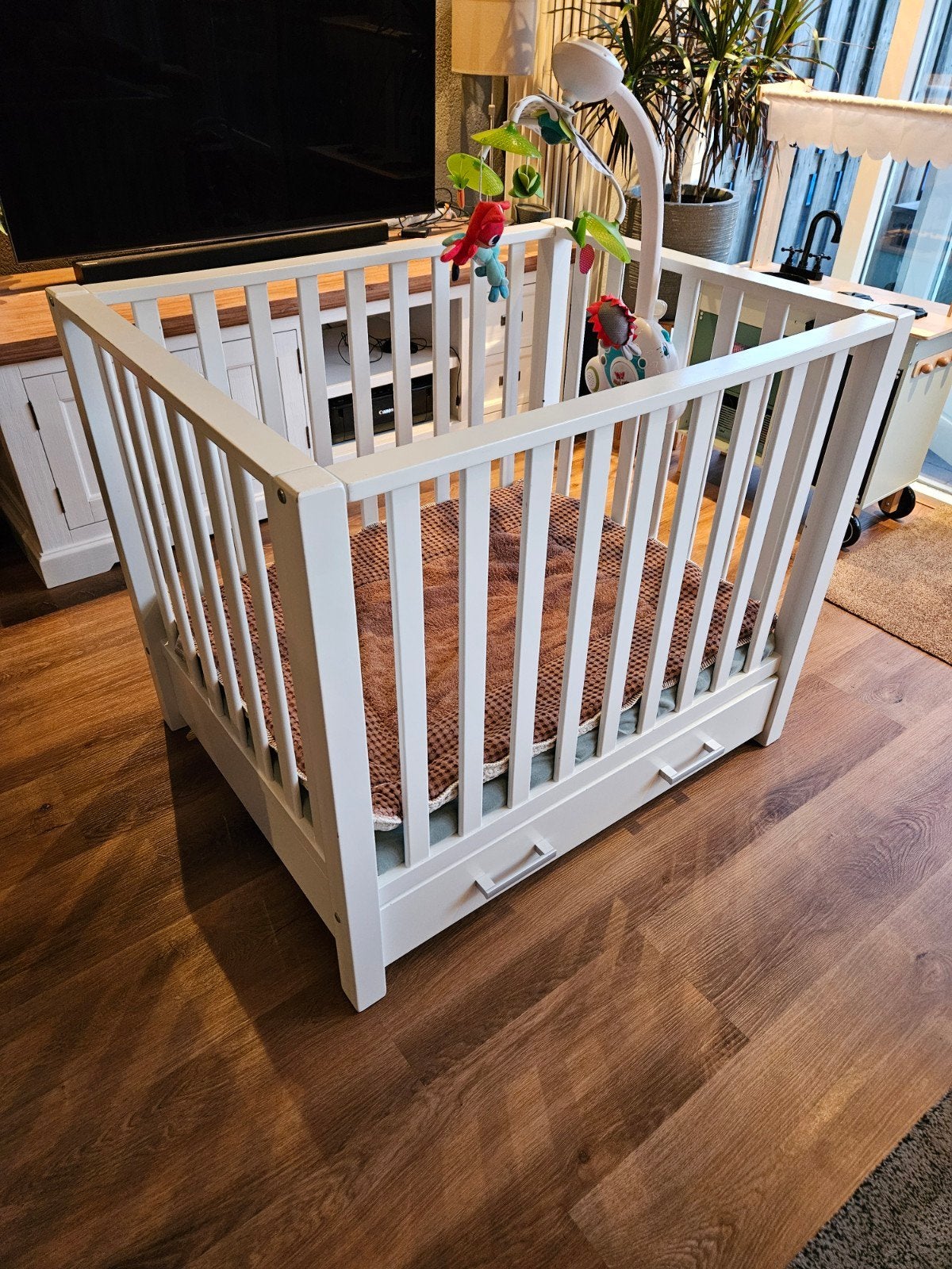 Box, boxmatras, boxkleed en boxmobiel, Ophalen, Zo goed als nieuw, Vierkant, Boxkleed