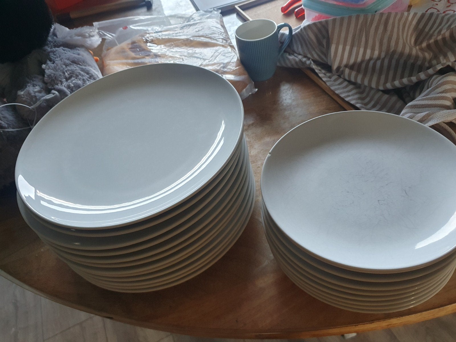 ikea borden, Ophalen