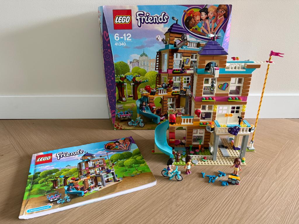 LEGO Friends Vriendschapshuis 41340 - Compleet met doos, Ophalen of Verzenden, Zo goed als nieuw, Overige merken