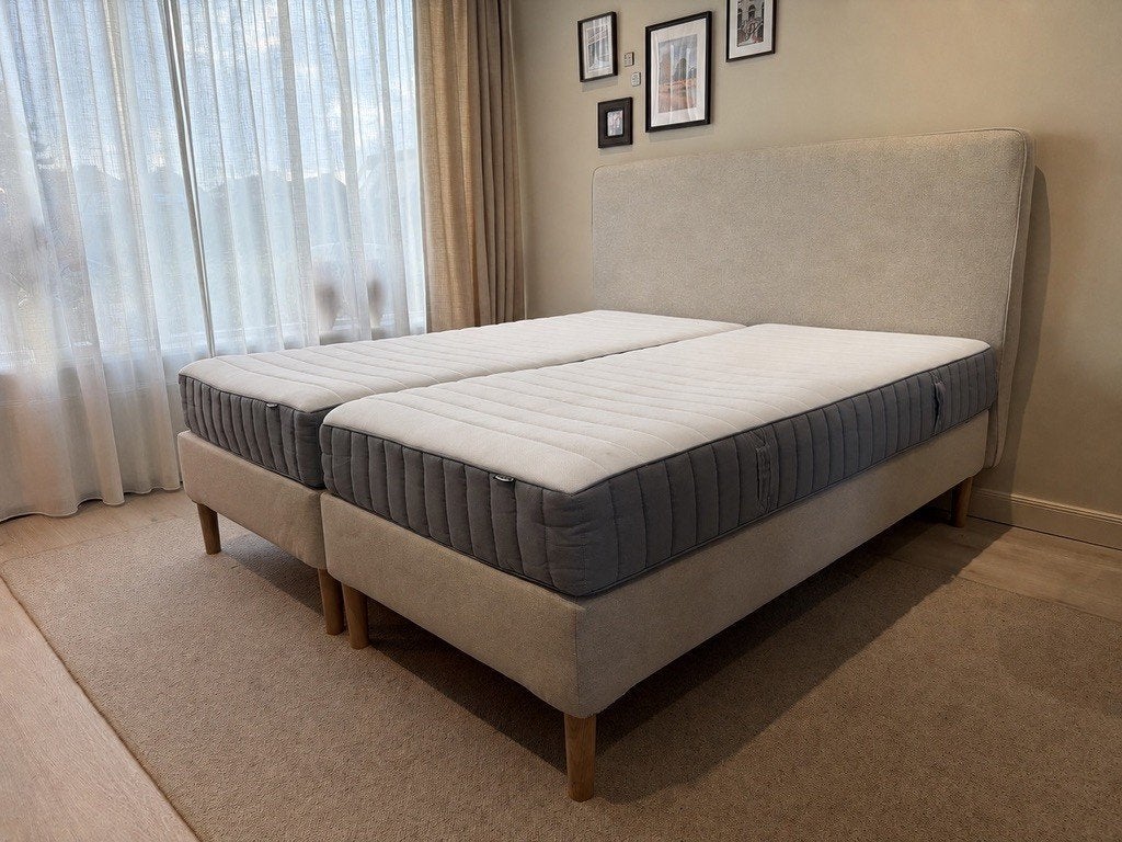 Ikea Dunvik Boxspring / ledikant / bed / 180x200, Ophalen, Gebruikt, Tweepersoons, 180 cm