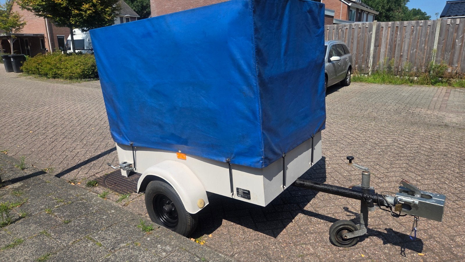 aanhangwagen met huif, Ophalen, Gebruikt
