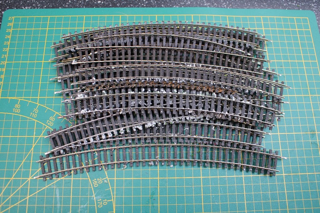 rails  piko   , lot 2  bochten   20 x, Hobby en Vrije tijd, Modeltreinen | H0, Ophalen of Verzenden, Gelijkstroom, Rails, Piko