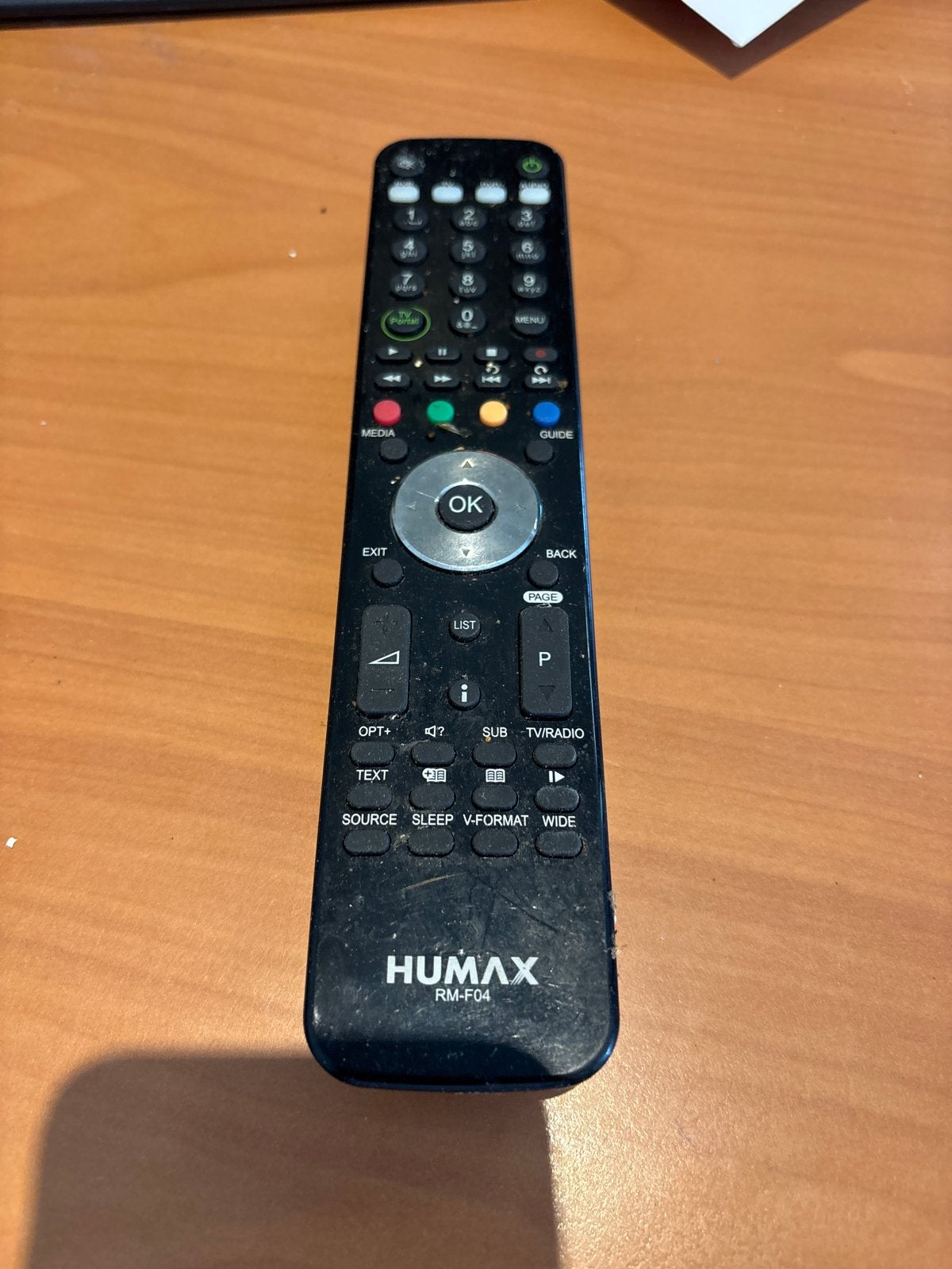 Humax RM-F04 Afstandsbediening - Gebruikt, Audio, Tv en Foto, Afstandsbedieningen, Verzenden, Gebruikt, Origineel, Tv