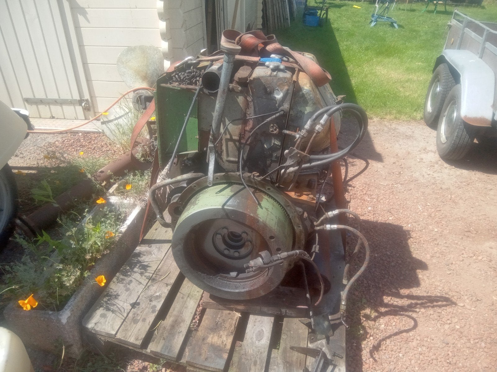 3 cilinder deutz luchtgekoelde 40 pk @ 1500 voor weinig ., Ophalen, Dieselmotor