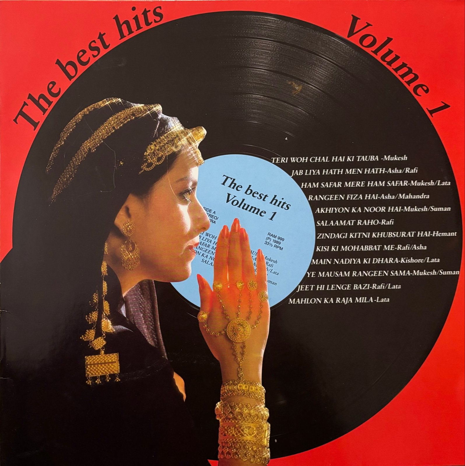The Best Hits Volume 1 - Indiase Bollywood LP Vinyl, Gebruikt, Verzenden, 1970 - 1979, Complilatie