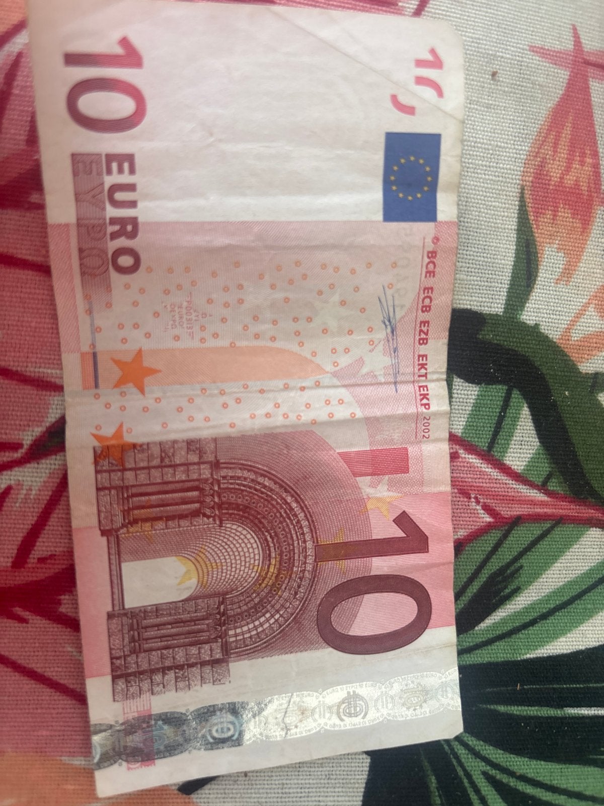 Zeldzaam 10 euro biljet uit 2002 - Eerste print, Postzegels en Munten, Bankbiljetten | Europa | Eurobiljetten, Ophalen of Verzenden