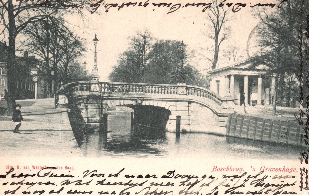 s Gravenhage - Boschbrug (1903) 128432, Verzenden, Voor 1920, Gelopen, Zuid-Holland