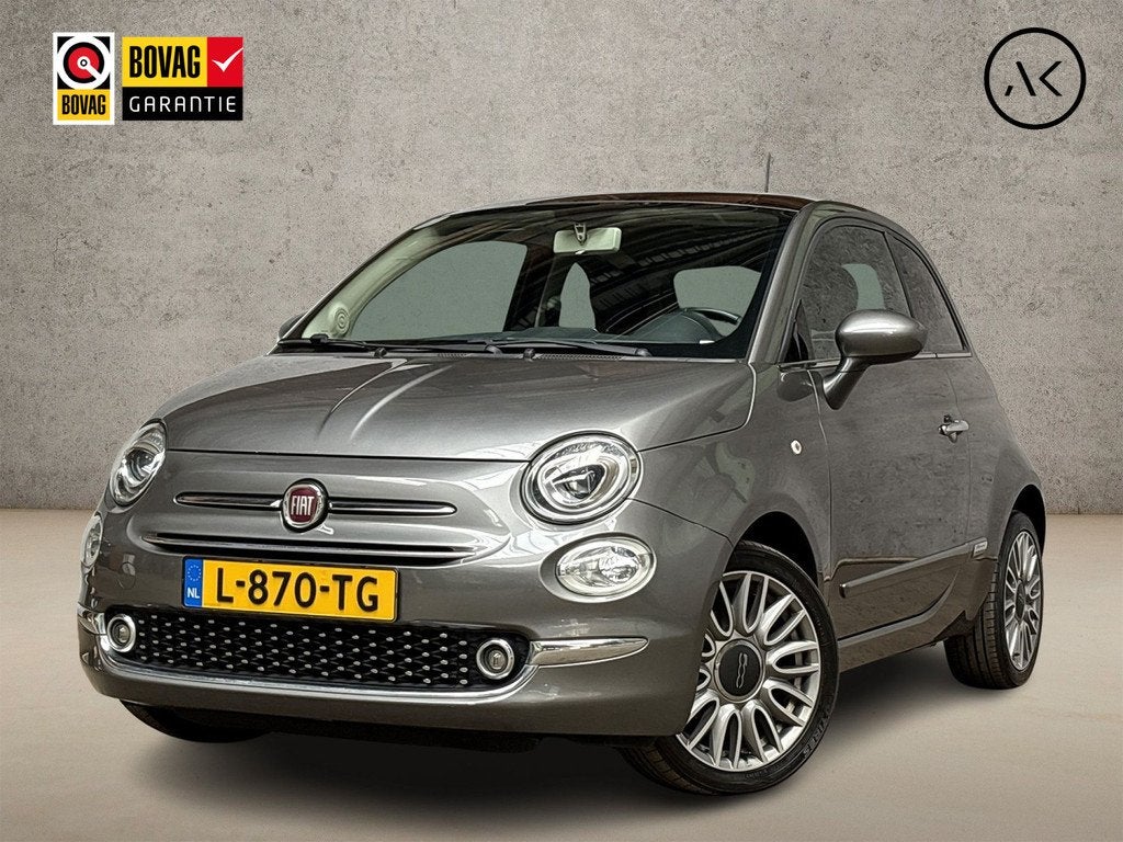 Fiat 500 1.2 Lounge (PANORAMADAK, GROOT SCHERM, GETINT GLAS,, Auto's, Fiat, Voorwielaandrijving, 12 maanden, Stof, Gebruikt