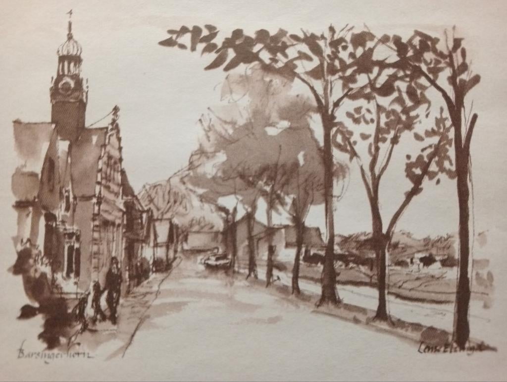 Barsingerhorn print, Antiek en Kunst, Ophalen of Verzenden
