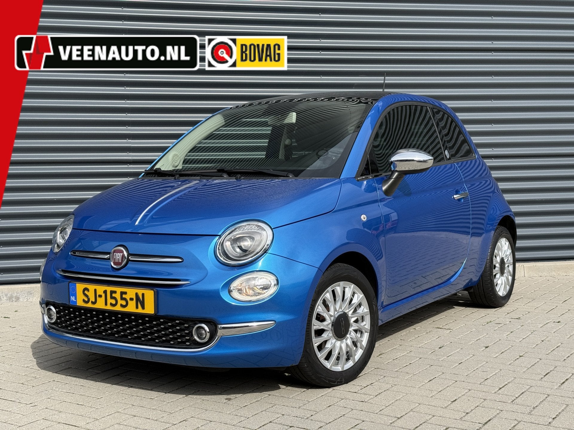 Fiat 500 0.9 TwinAir Turbo Pano/Apple/Navigatie (bj 2018), Auto's, Voorwielaandrijving, Gebruikt, Leder en Stof, 905 kg