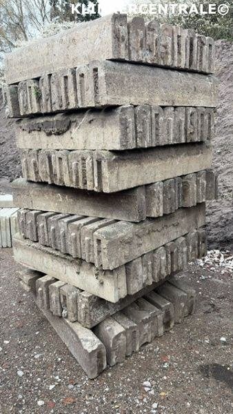 250st gebruikte gazonbanden 10x20x100cm beton/opsluitbanden, Bij dit gebruikte product niet meer te achterhalen., Gebruikt, Verzenden