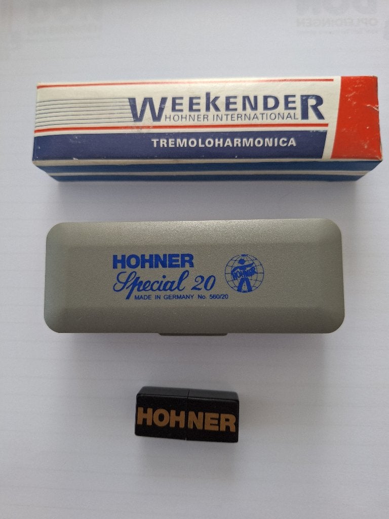 Hohner mondharmonica's, Ophalen of Verzenden, Zo goed als nieuw, Overige typen, Met koffer of doosje