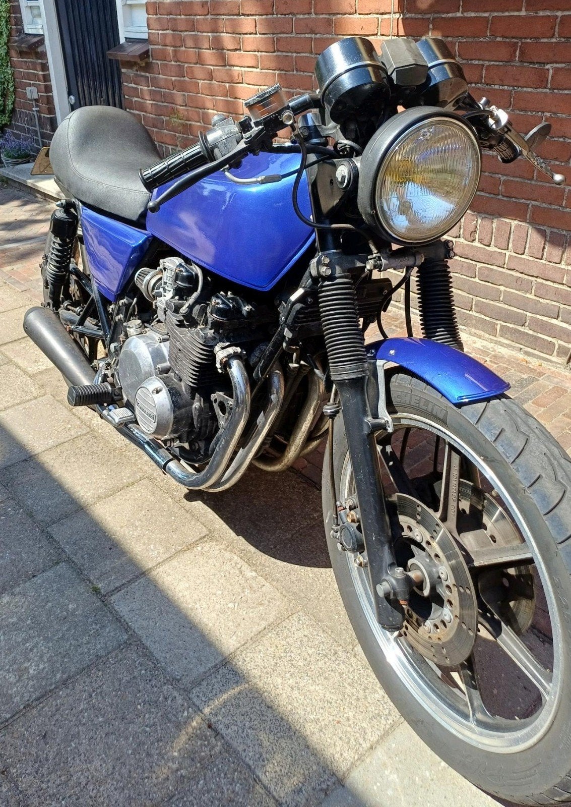 Kawasaki Z550 olttimer,caferacer, 4 cilinders, Gebruikt, Handgeschakeld, 550 cc