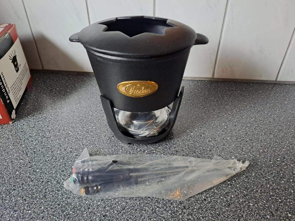 Fondueset nieuw in doos, Fondueset, Ophalen of Verzenden, Zo goed als nieuw, Onbekend