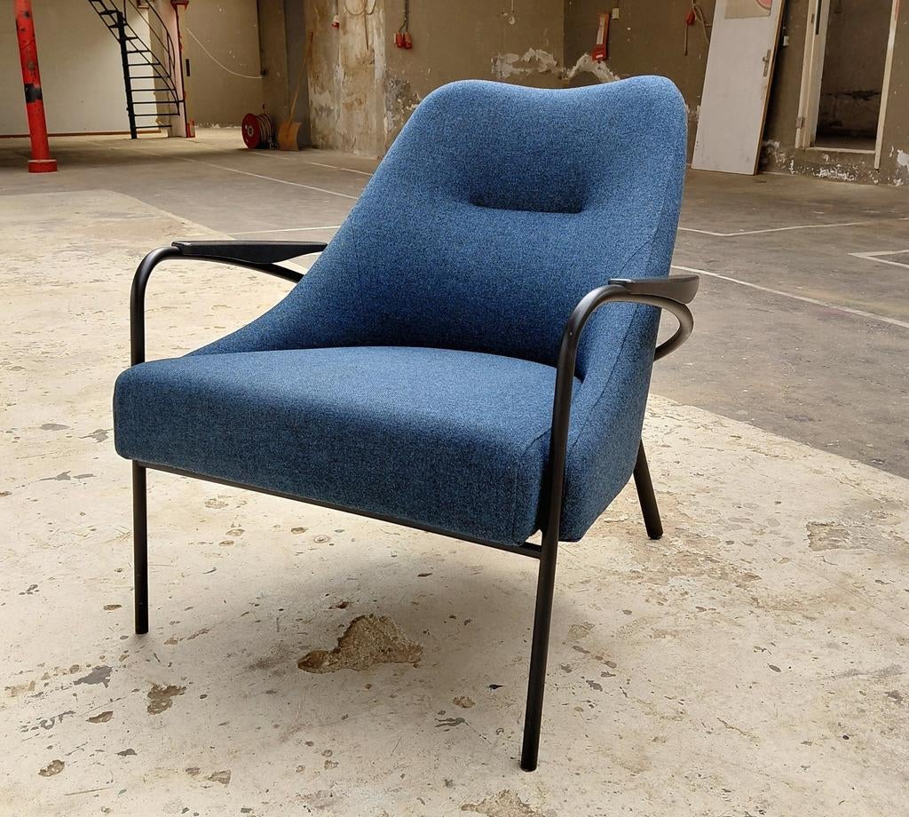 Harvink Blazoen | Fauteuil | Blauw wol | zgan, Modern design, Harvink, Info@andriesign.nl, Ophalen of Verzenden
