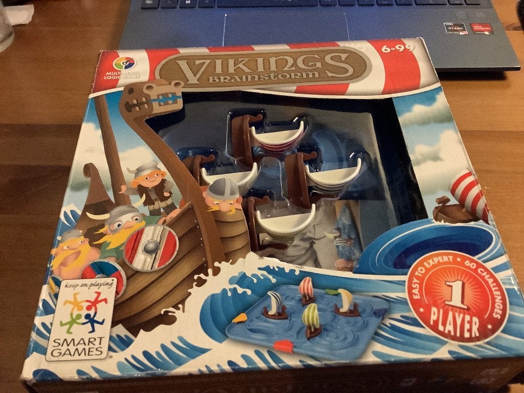 Smart Games Vikings Brainstorm., Hobby en Vrije tijd, Gezelschapsspellen | Bordspellen, Een of twee spelers, Ophalen of Verzenden