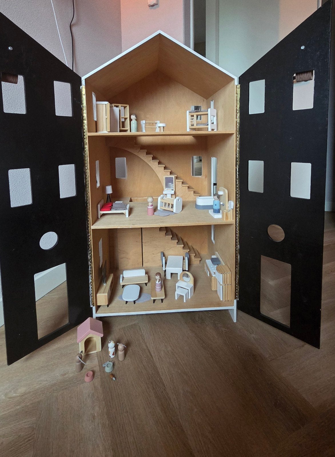 poppenhuis, Ophalen, Gebruikt, Poppenhuis