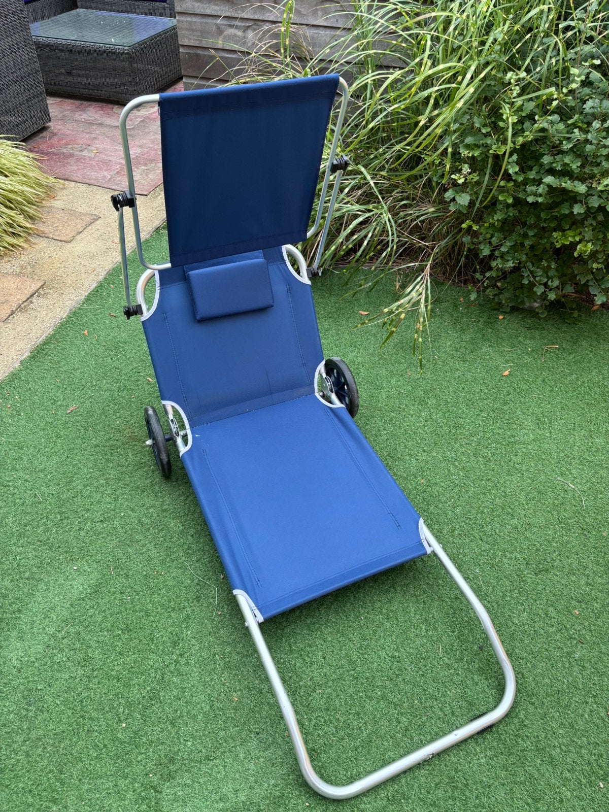 Ligbed/strandstoel, Tuin en Terras, Ligbedden, Ophalen, Zo goed als nieuw