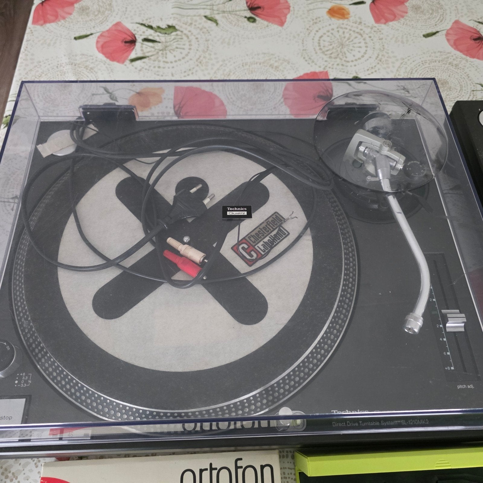 Technics SL-1210MK2 Platenspeler, Ophalen, Gebruikt, Pitch-regelaar, Platenspeler