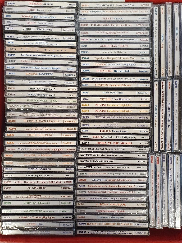 500 Klassieke CD's van het label Naxos, Ophalen of Verzenden, Barok, Zo goed als nieuw, Overige typen